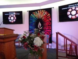 Church pulpit area