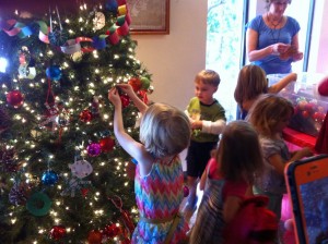 tree decorating