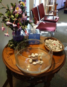 Stones in the water for joys or sorrows
