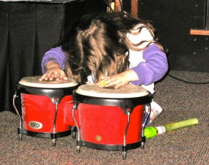 Jammin at an inter generational Blues & BBQ