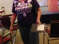 Diana Stevens and her flower power